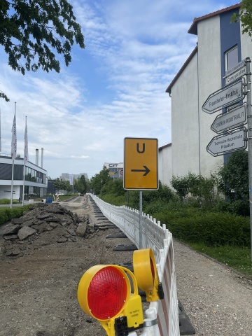 Campusallee wird jetzt erneuert