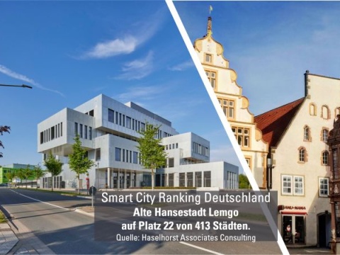 Lemgo positioniert sich erfolgreich beim Smart-City-Ranking 2024